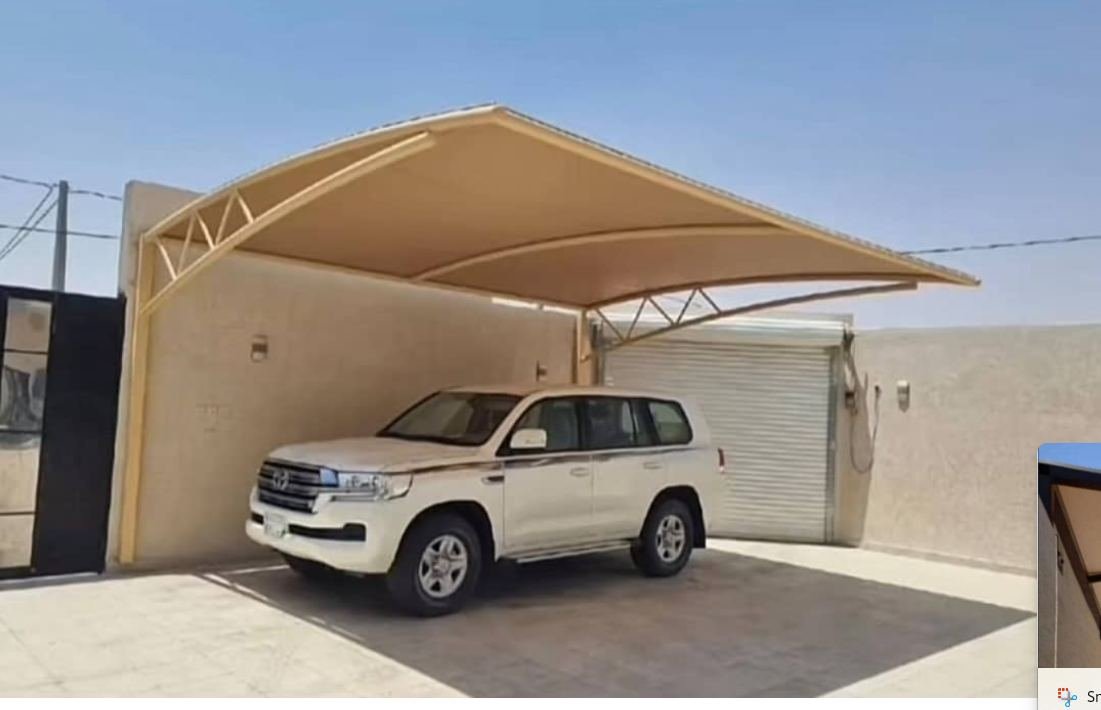 مظلة سيارات في الرياض